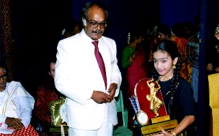 S. Ram Bharati and a girl