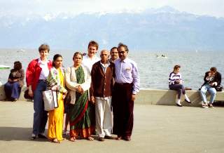 Ram, Renate, Christian and Govin's family