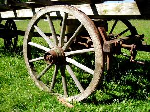 Ancien char � foin