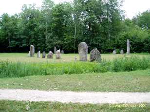 Menhirs n�olithique de Clendy