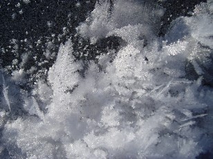 Le lac des Taill�res en hiver