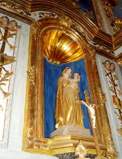 Retable renov� des Ferr�re d'Ast� � l'�glise Saint Martin � Antist