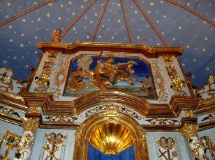 Retable renov� des Ferr�re d'Ast� � l'�glise Saint Martin � Antist