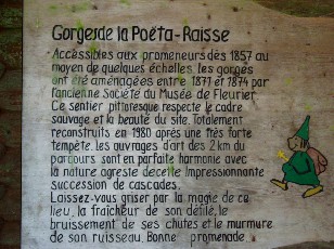 Gorges de la Po�ta-Raisse, d�part de M�tiers